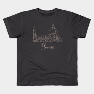 Florence, El Duomo Kids T-Shirt